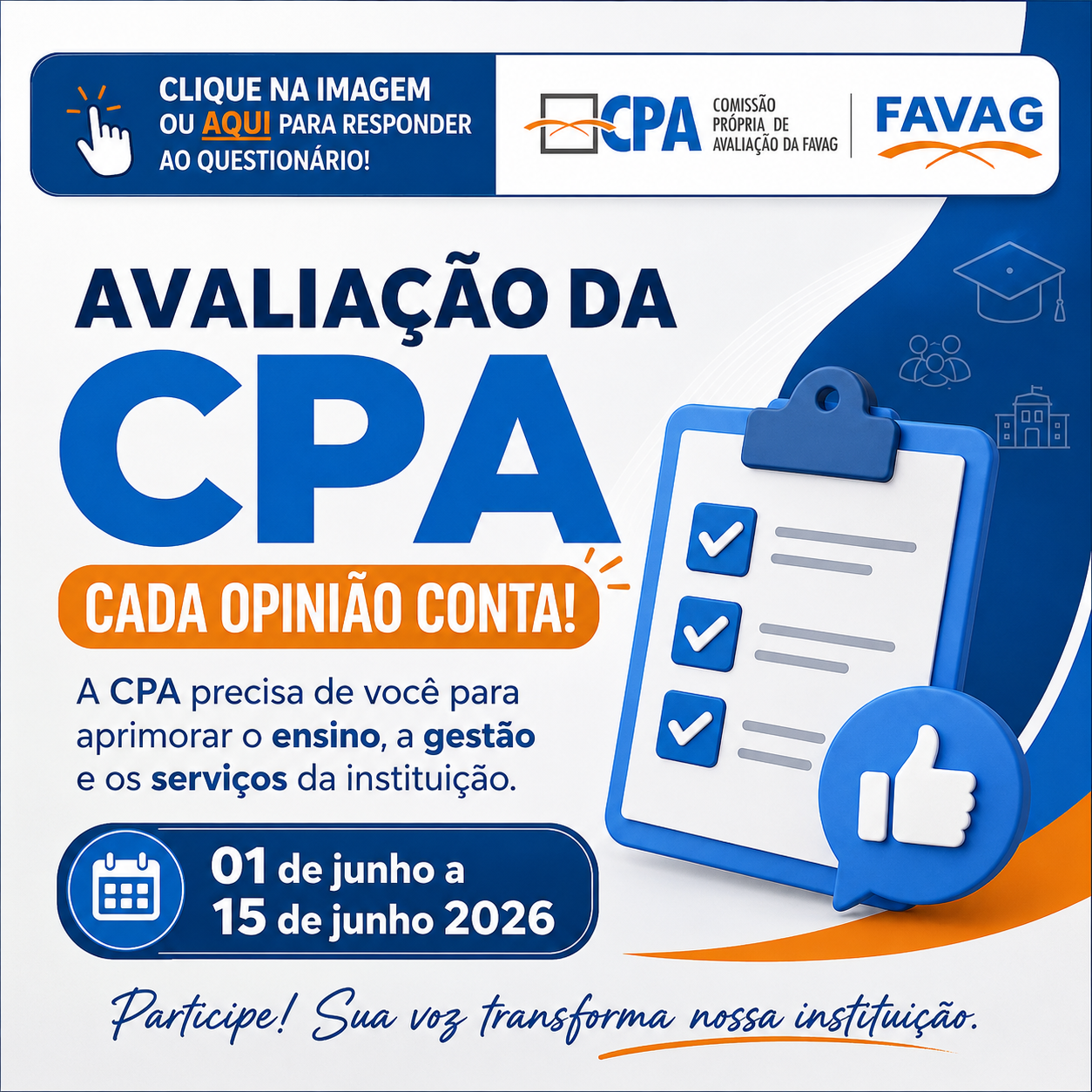 Avaliação da CPA